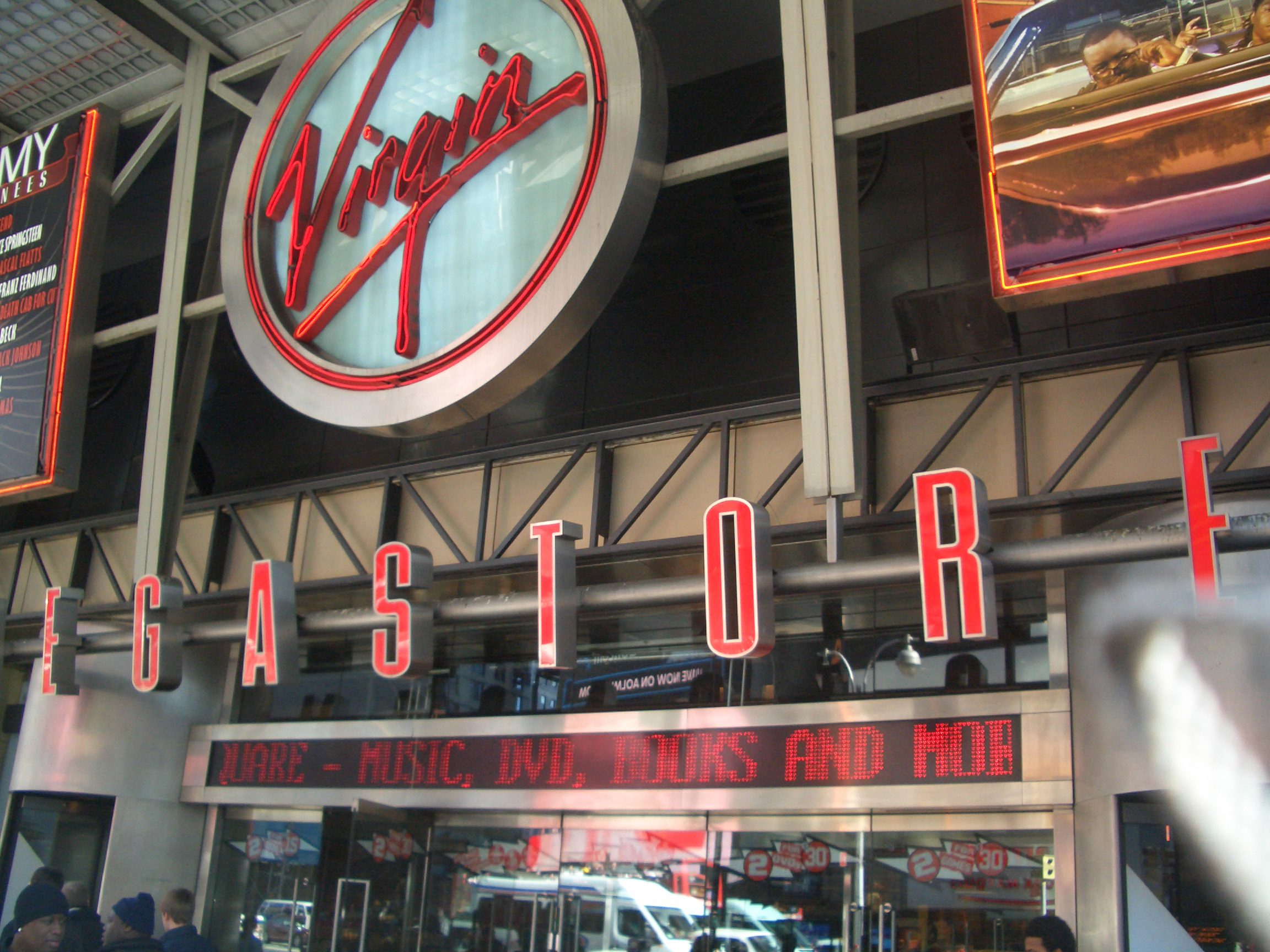 Virgin Megastore exterior