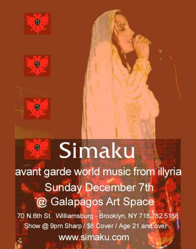 Galapagos Art Space flyer